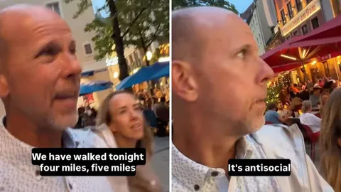 „Es ist antisozial!“ US-Tourist stapft durch München und kann seinen Augen nicht trauen