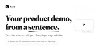 Show HN: Kario – AI Native Motion Graphics Editor