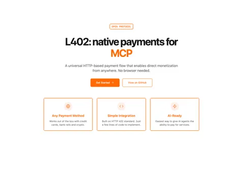 L402: A Universal HTTP-Based Payment Flow for Agents