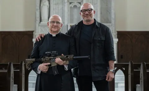 Controversy over Fr. Ripperger posing with gun in unconsecrated, unfinished church