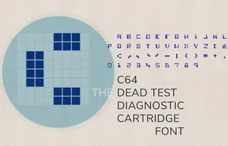 The C64 Dead Test Font