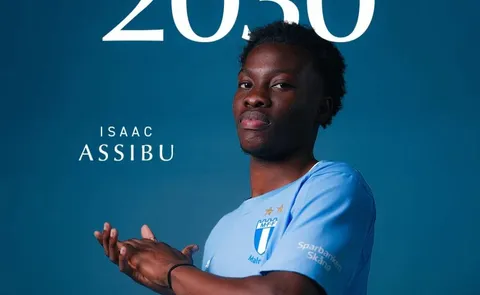 Ghanaian youngster Isaac Assibu signs new Malmo deal, earns first-team promotion