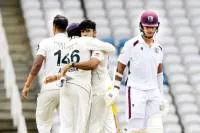 Abbas shines but resilient Hodge keeps West Indies afloat in rain-hit Test