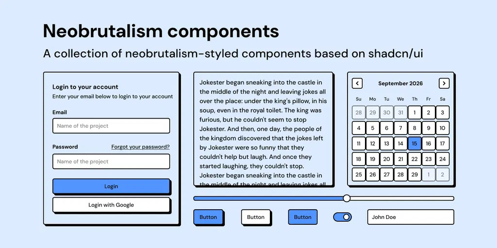 Show HN: Neobrutalism.dev – just added Base UI support and added new color theme