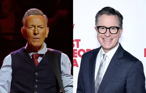 Bruce Springsteen hails Stephen Colbert as “the first guy in America who lost his show because we got a president who can’t take a joke”