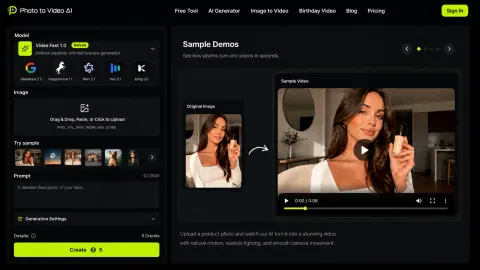 Show HN: Photo to Video AI – Animate a photo with a motion prompt