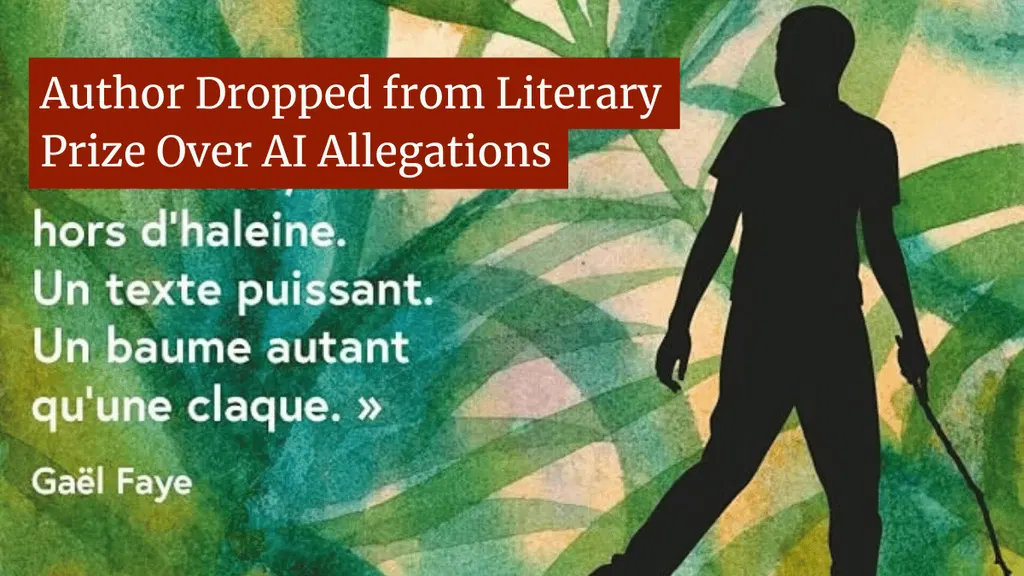 Author Dropped from Literary Prize over AI Allegations