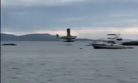 Rescatan a 11 personas tras caída de hidroavión en Seattle