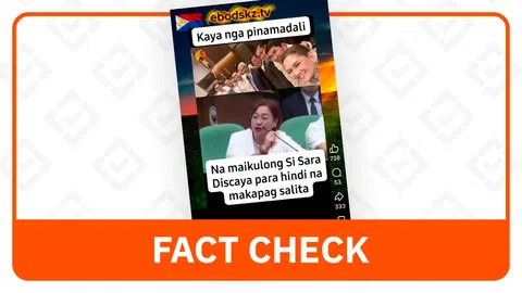 FACT CHECK: Sarah Discaya ‘confession’ on stealing public funds is a deepfake