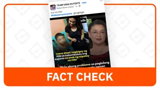 FACT CHECK: Claire Castro quote on Ivana Alawi helping slain driver’s family is fake