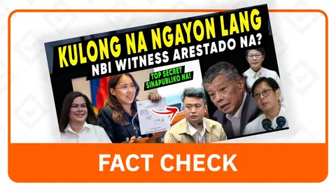 FACT CHECK: NBI agent Calilung not arrested after VP Sara trial testimony
