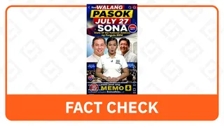 FACT CHECK: No nationwide class suspension declared for Marcos’ 5th SONA