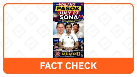 FACT CHECK: No nationwide class suspension declared for Marcos’ 5th SONA