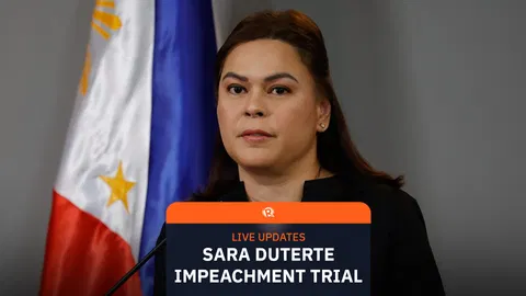 LIVE UPDATES: Impeachment trial of Vice President Sara Duterte