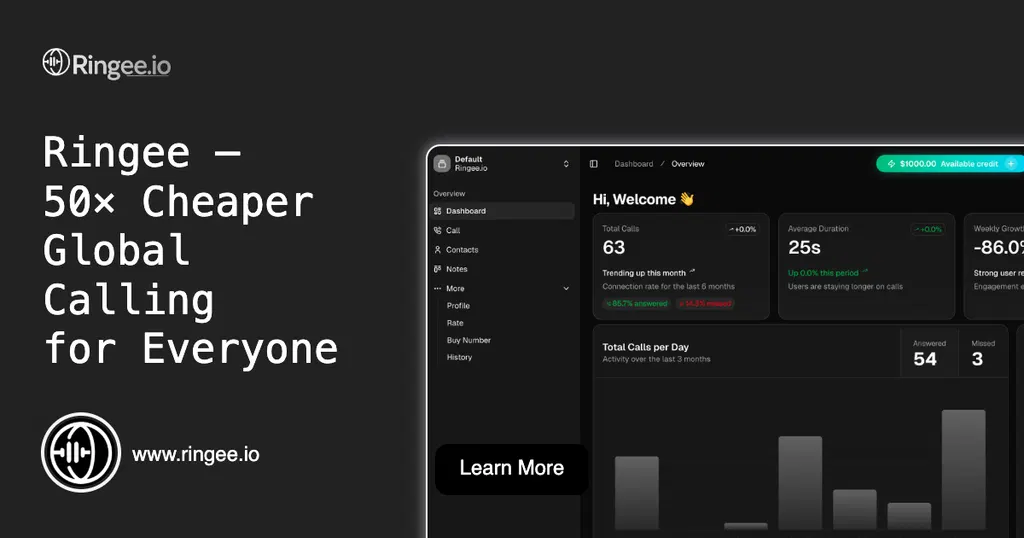 HN: Ringee – Human and AI Phone Calls with an API, SDK, and MCP