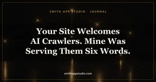 AI crawlers don't render JavaScript – I audited my own 11 production sites