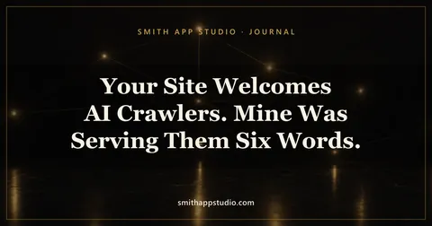 AI crawlers don't render JavaScript – I audited my own 11 production sites