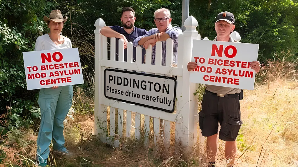 Why an Oxfordshire village has erupted over illegal immigration