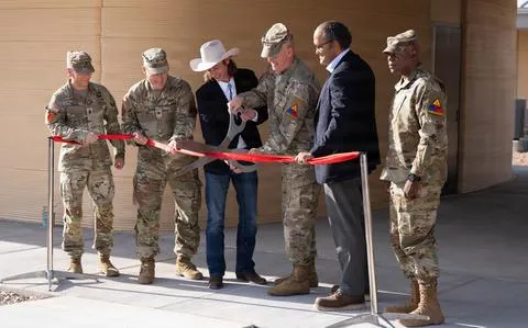New 3D-printed barracks open at Fort Bliss AI