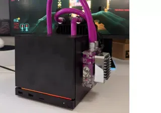 Modders give the Steam Machine a Radeon eGPU and water cooling, because why not