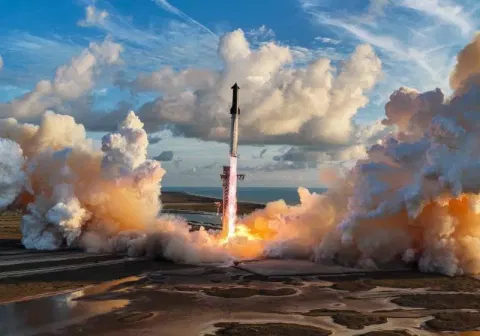 SpaceX's Starship finally reaches orbit and puts 26 Starlink satellites into space