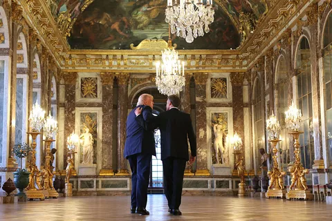 At Versailles, Trump Signs Iran Peace Deal