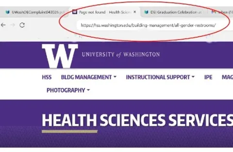 U. Washington scrubs ‘all-gender’ restroom page from website in wake of complaint