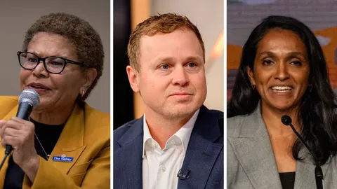 Karen Bass and Spencer Pratt Lead Early LA Mayor Results