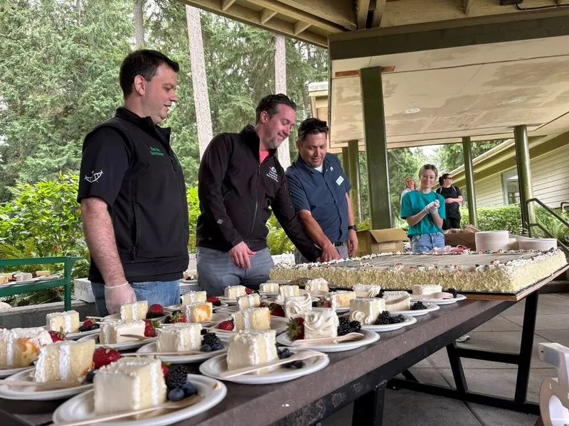 Central Saanich celebrates 75 years with a cake, choir and classic cars