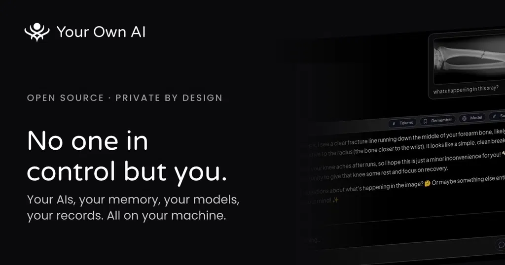Own AI is local AI desktop app with private memory (AGPL)